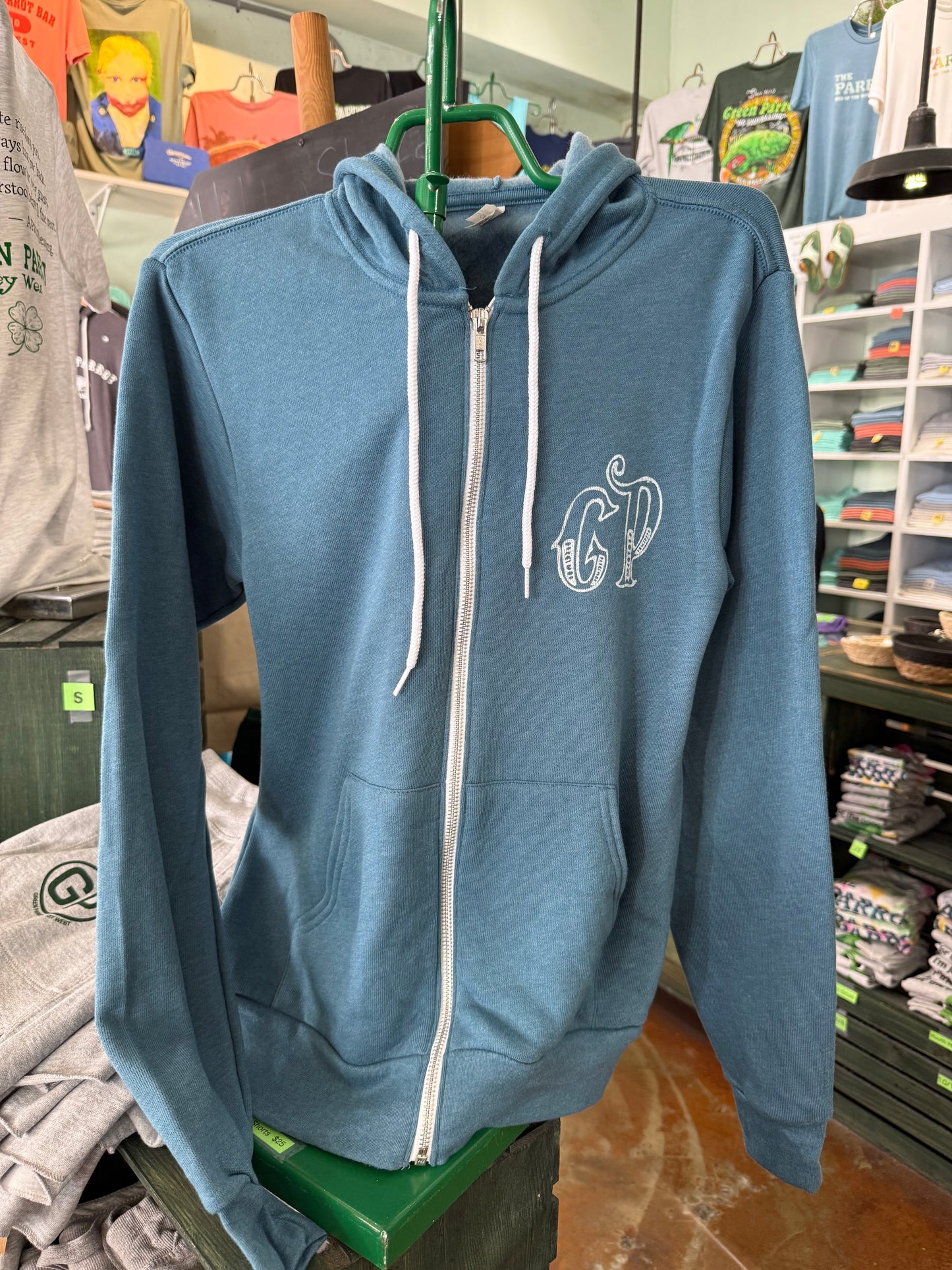 First & Last Bar Zip Hoodie