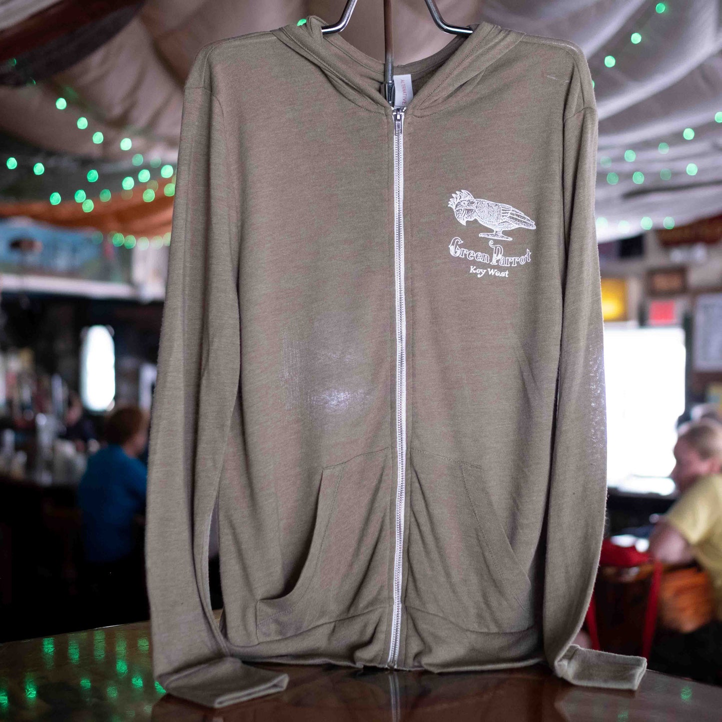 Mayan Bird Lightweight Zip Hoodie