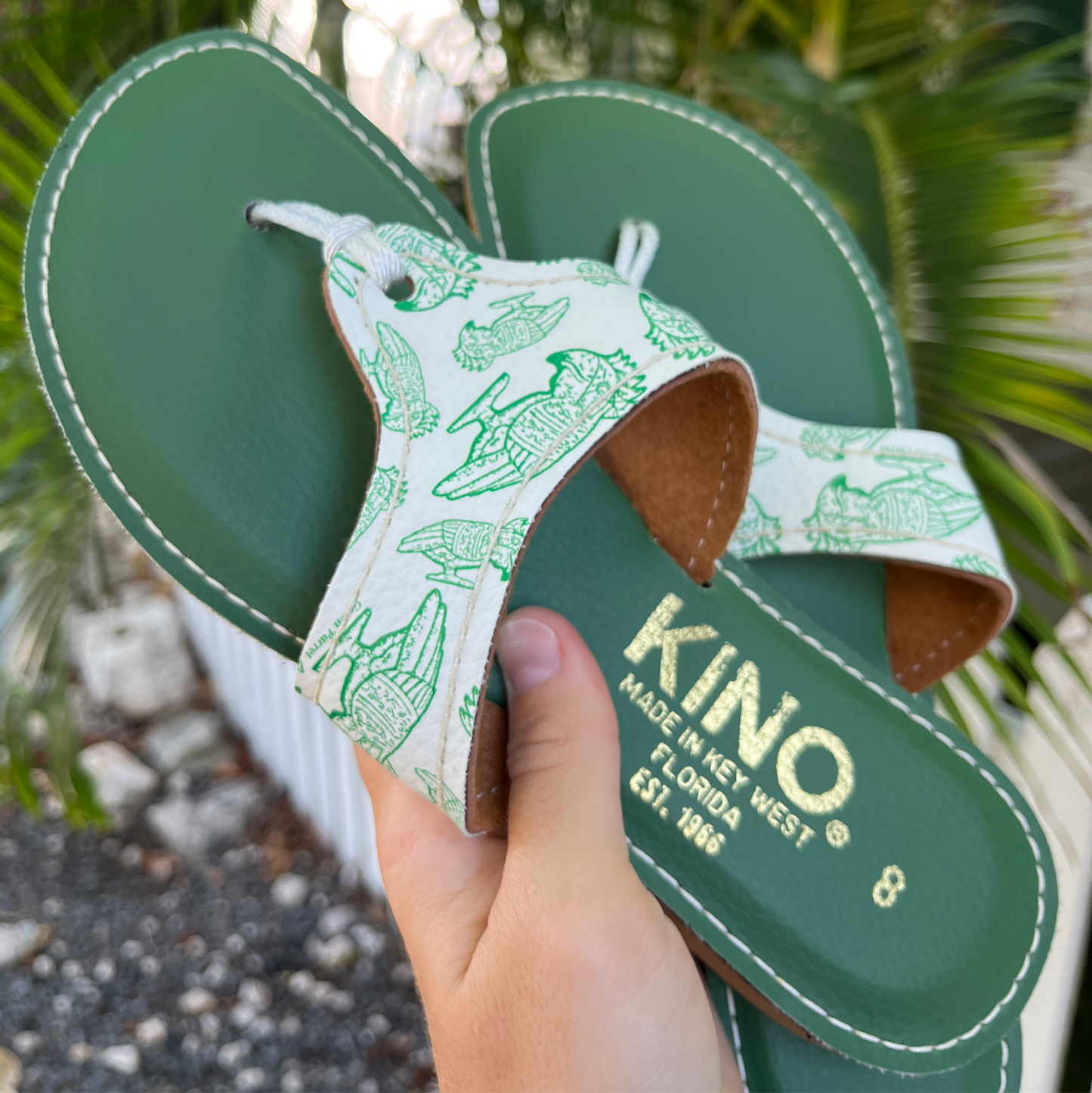 KIDS! Kino Sandals x Green Parrot