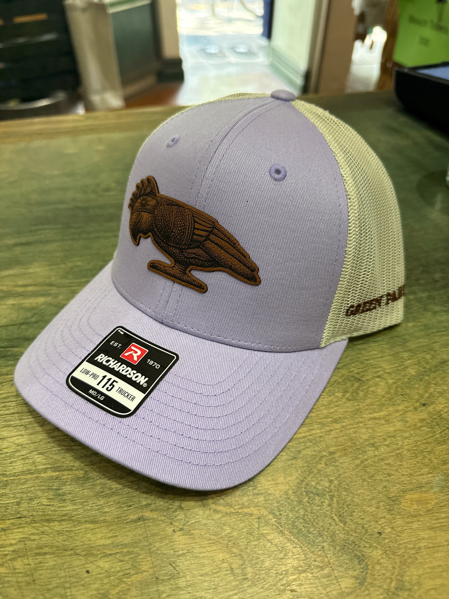 Leather Patch Trucker Hat