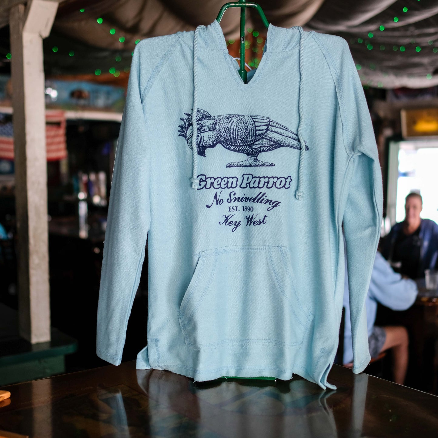Sky Blue Baja Logo Hoodie