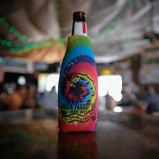 Tie Dye Bottle Zip Coozie