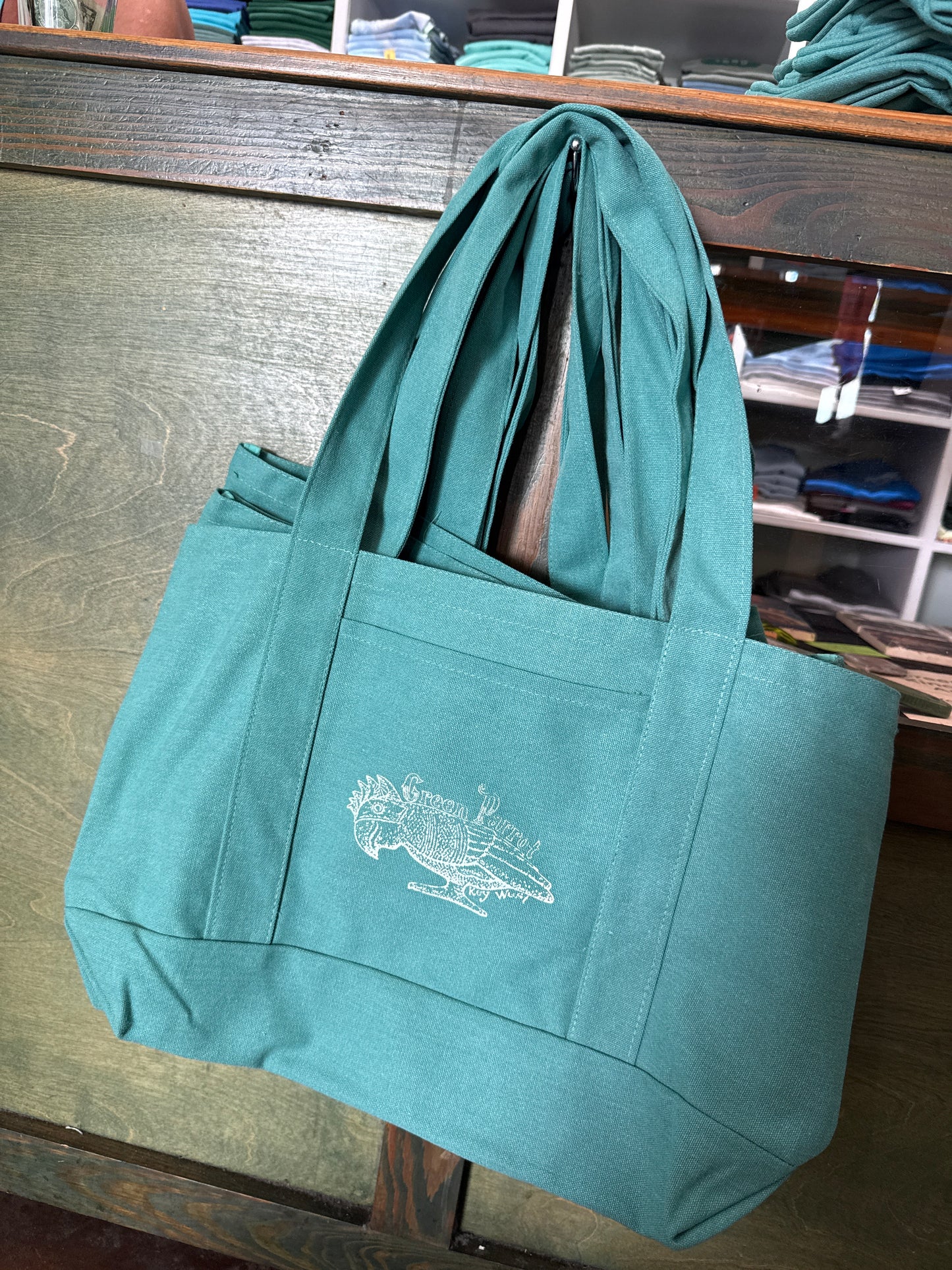 Large Mayan Bird Beach Tote