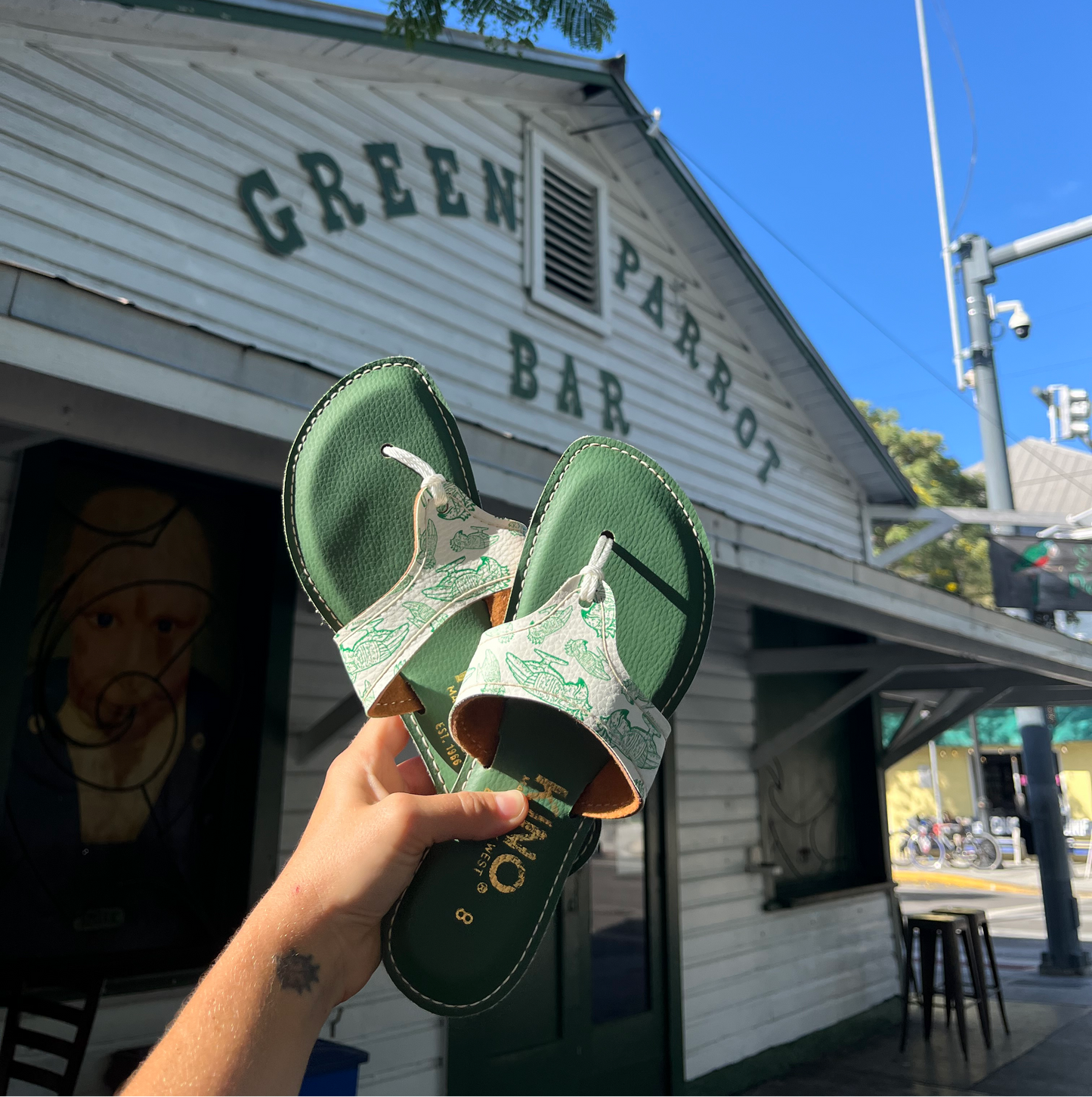 KIDS! Kino Sandals x Green Parrot