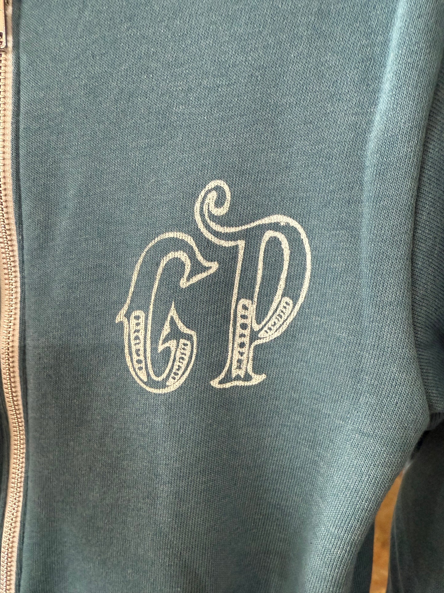 First & Last Bar Zip Hoodie