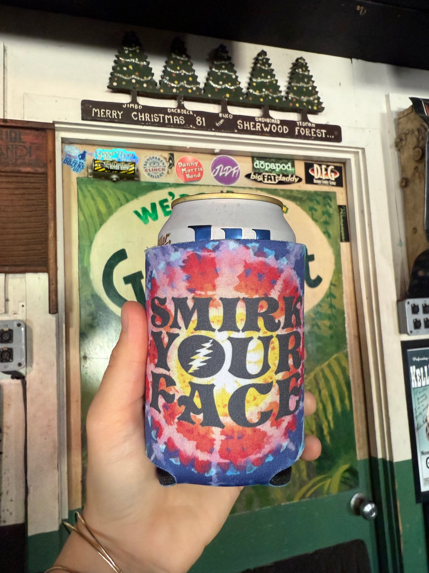Smirk Your Face Coozie