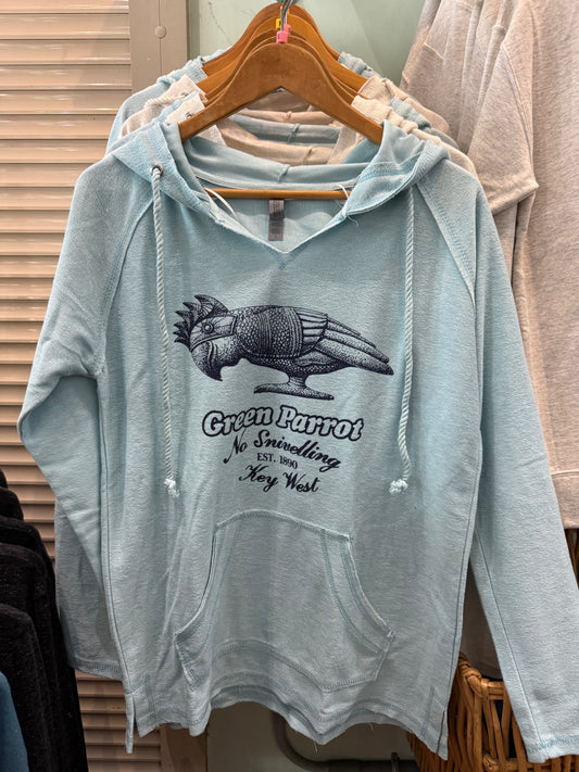 Sky Blue Baja Logo Hoodie