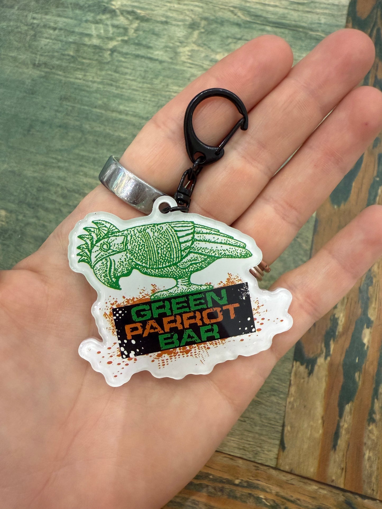 NEW Mayan Parrot Keychain
