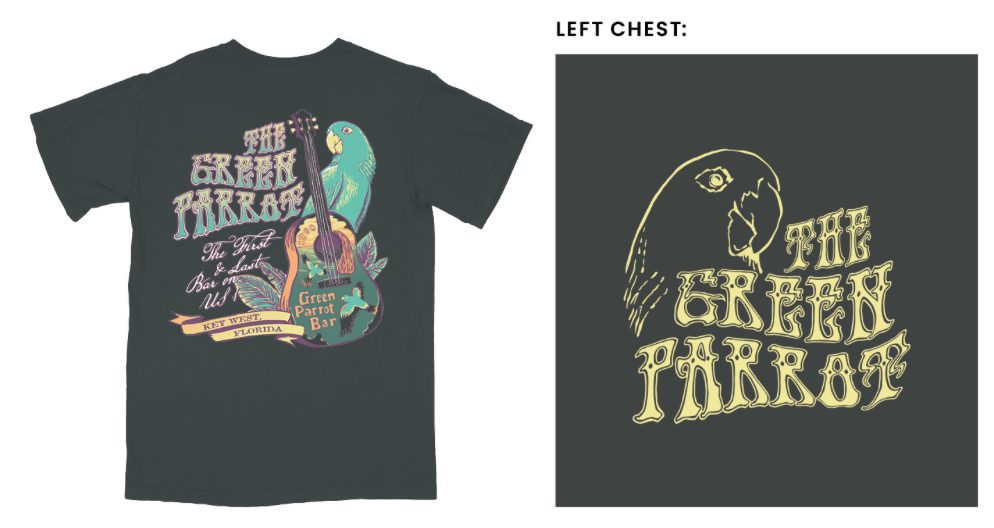 Hippie Guitar T Shirt