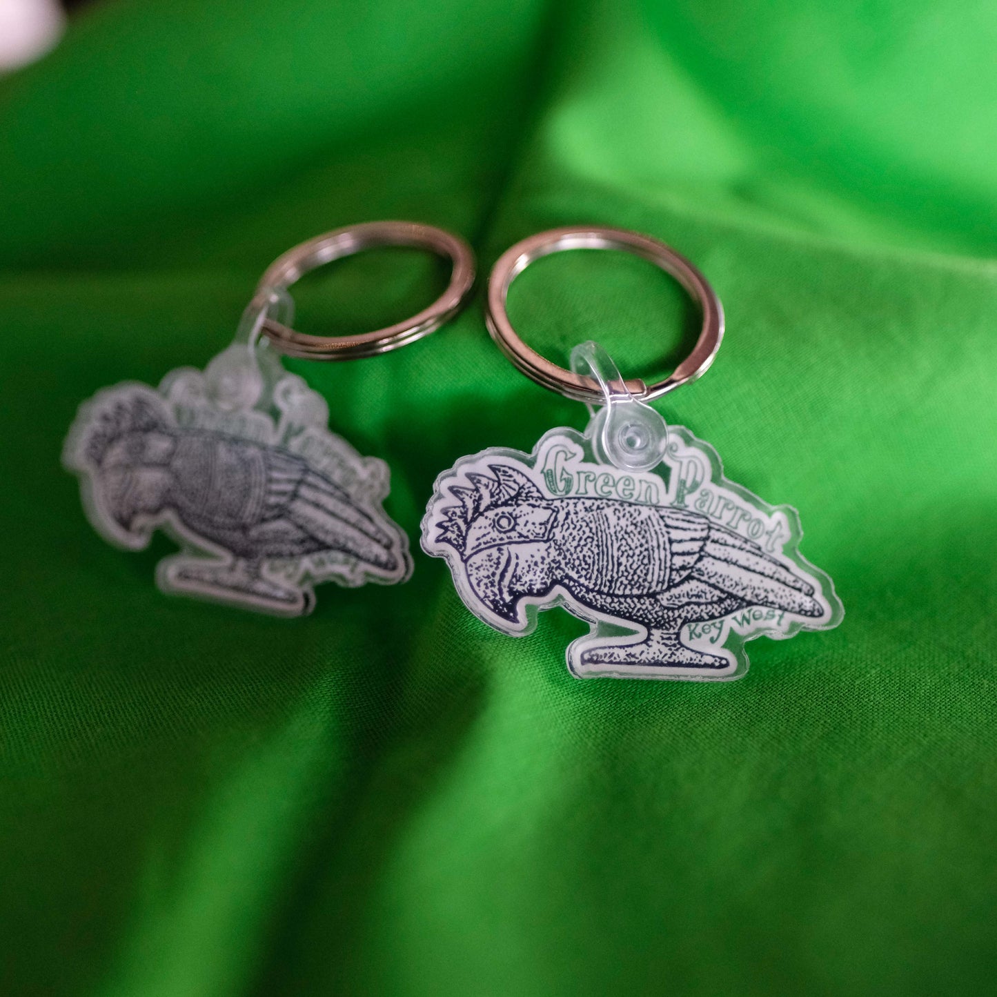 Mayan Parrot Keychain