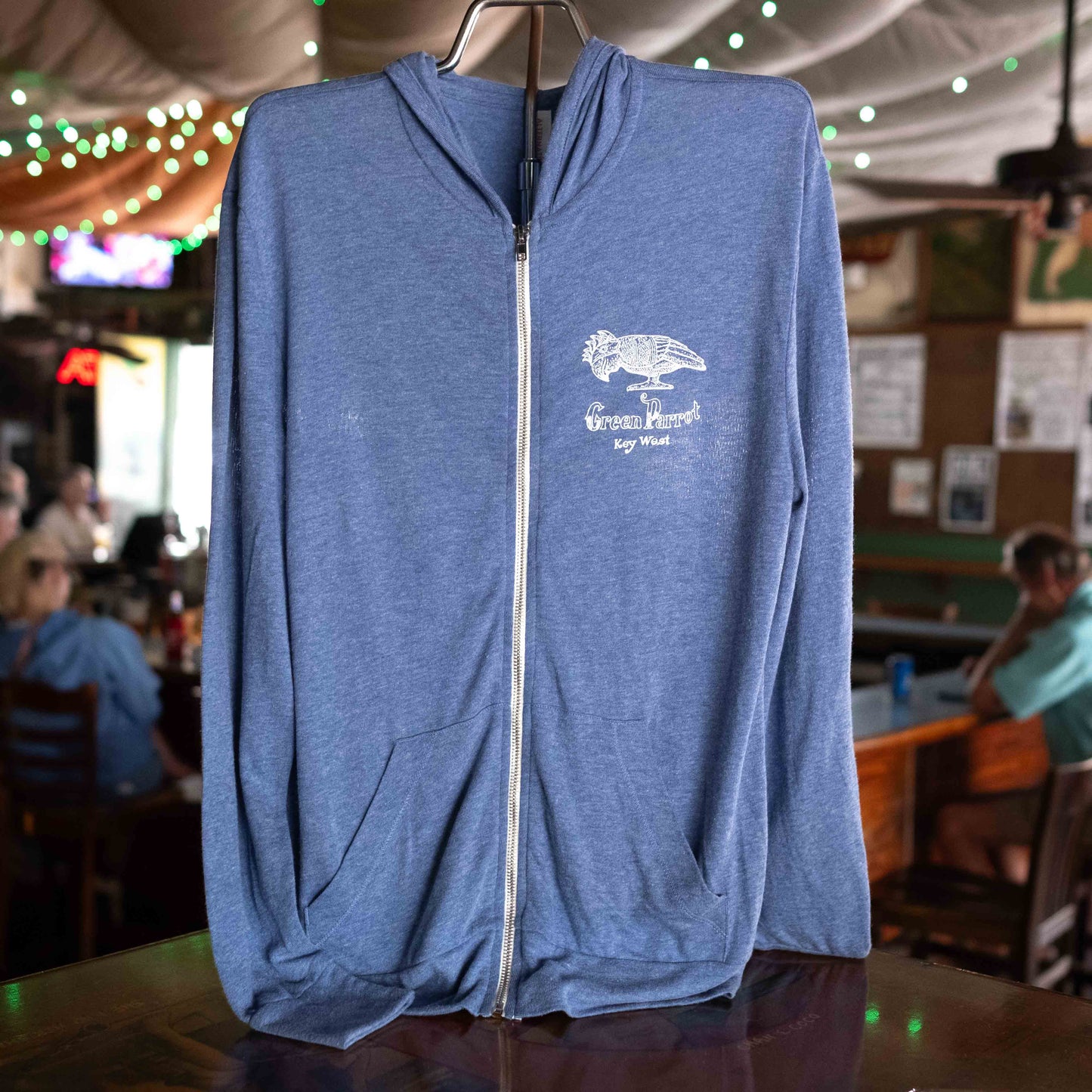 Mayan Bird Lightweight Zip Hoodie