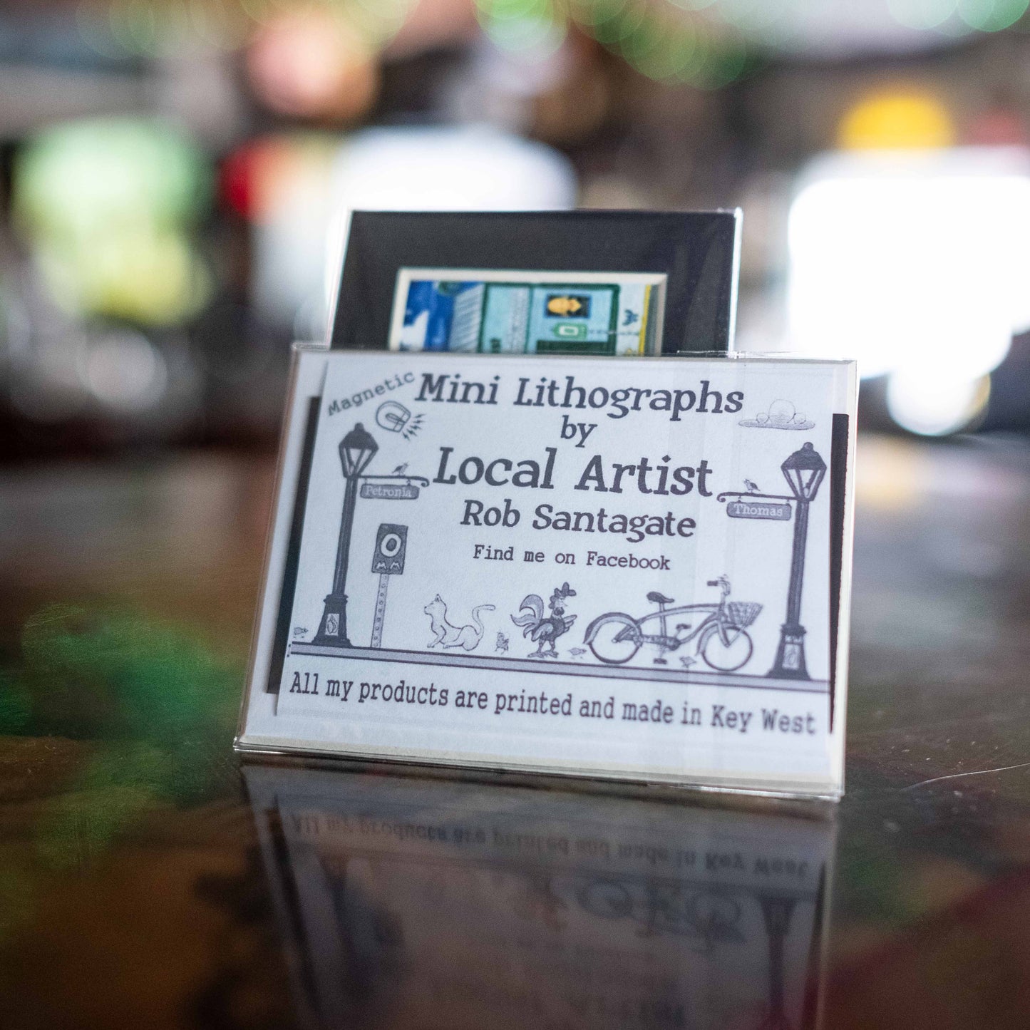 Rob Santagate Lithograph Magnet