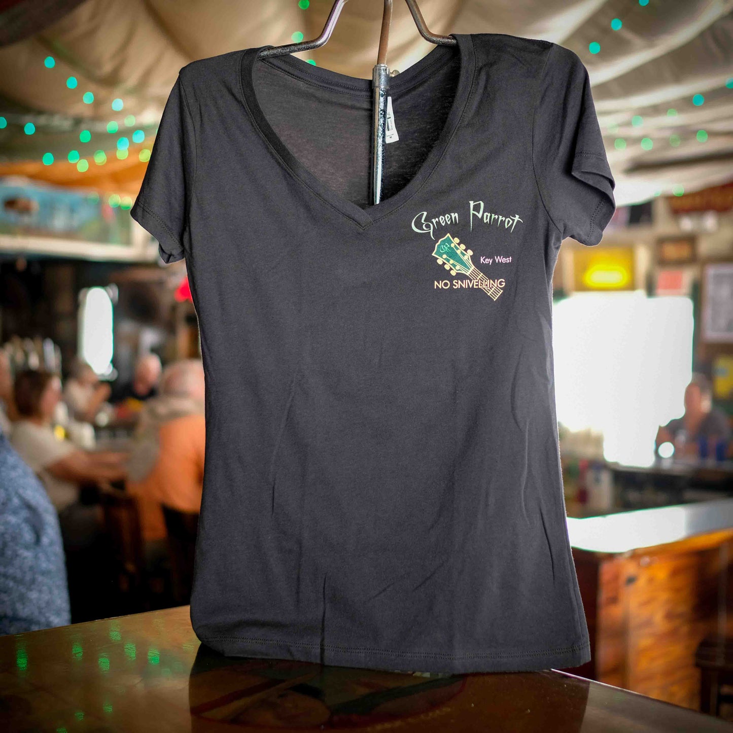 Guitar Ladies V-Neck Tee