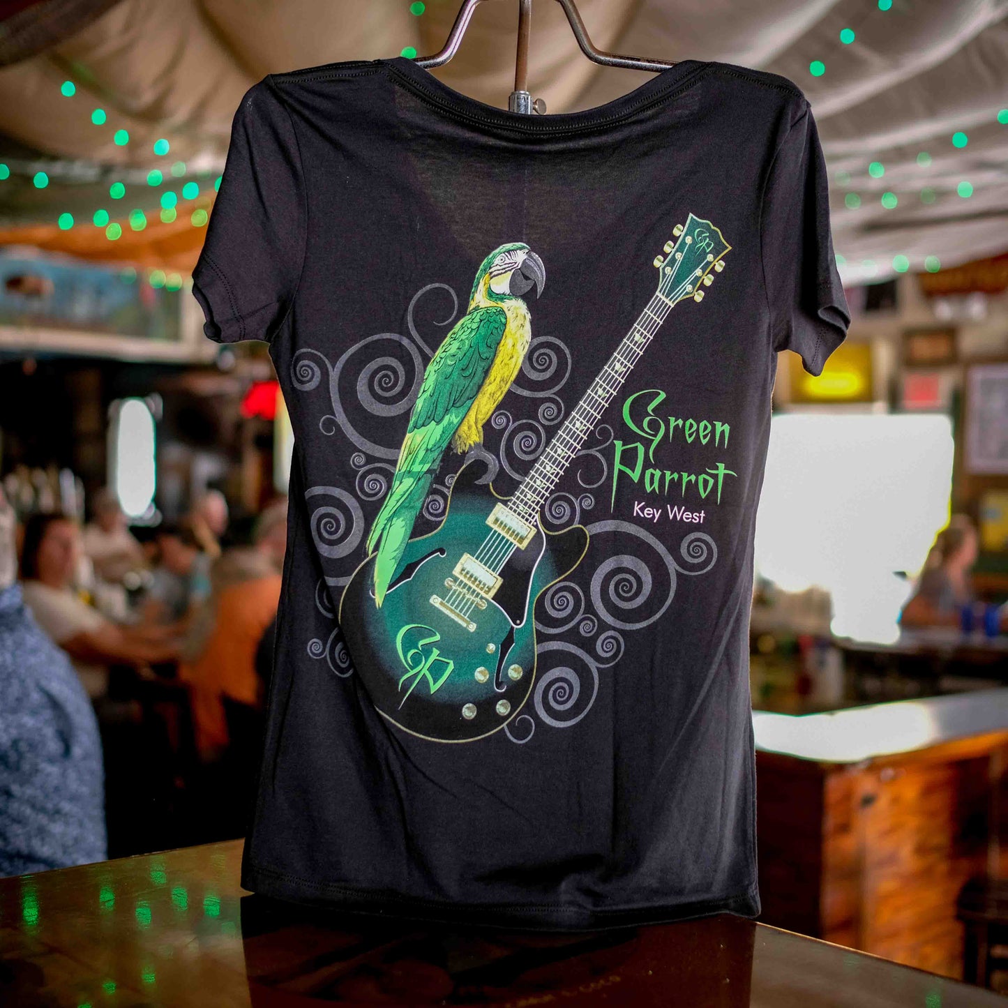 Guitar Ladies V-Neck Tee