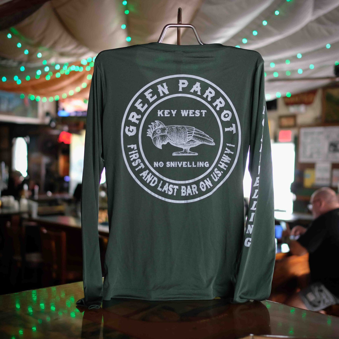 Ladies Dryfit V-Neck Long Sleeve
