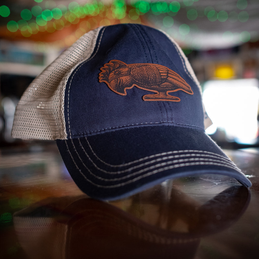 Leather Patch Baseball Hat