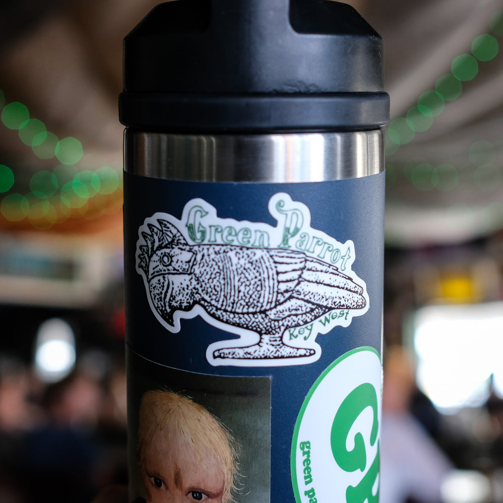 Mayan Parrot Sticker