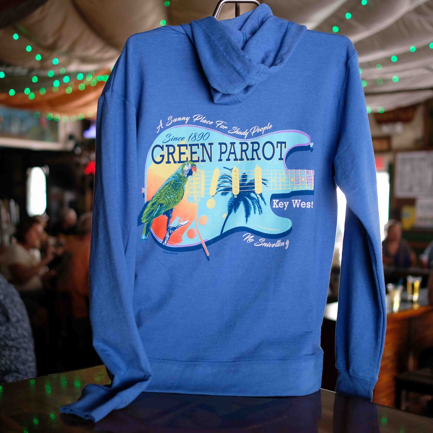 Colorful Guitar Plush Zip Hoodie
