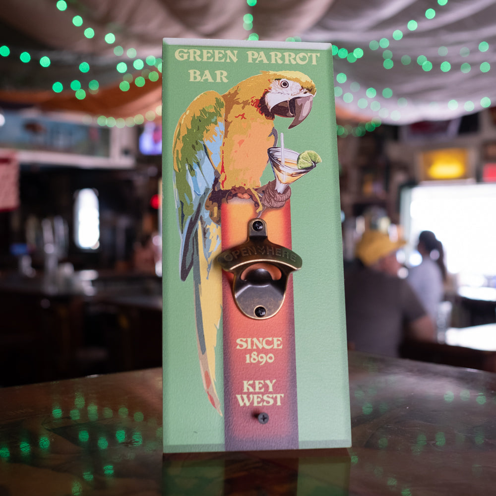 Parrot Wall Bottle Opener