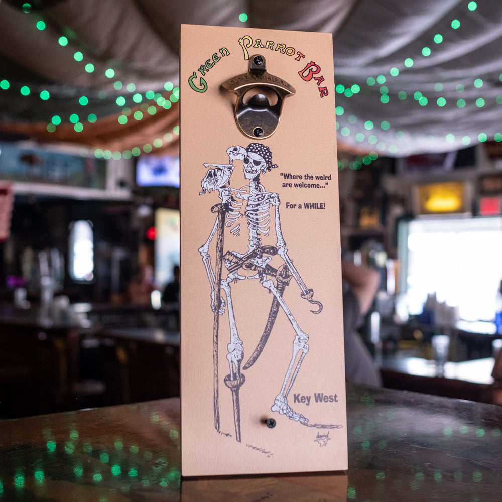 Weird Skeleton Wall Bottle Opener