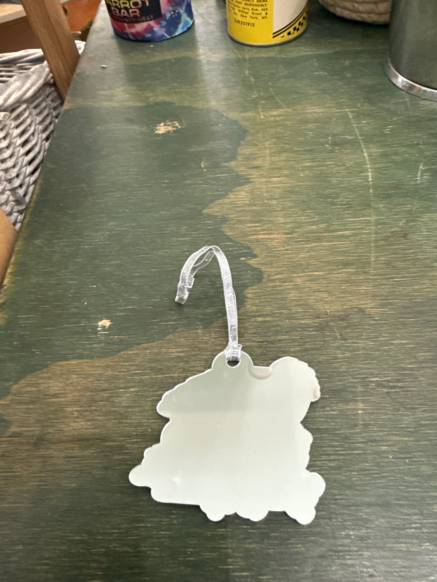 Mayan Acrylic Mirrored Ornament