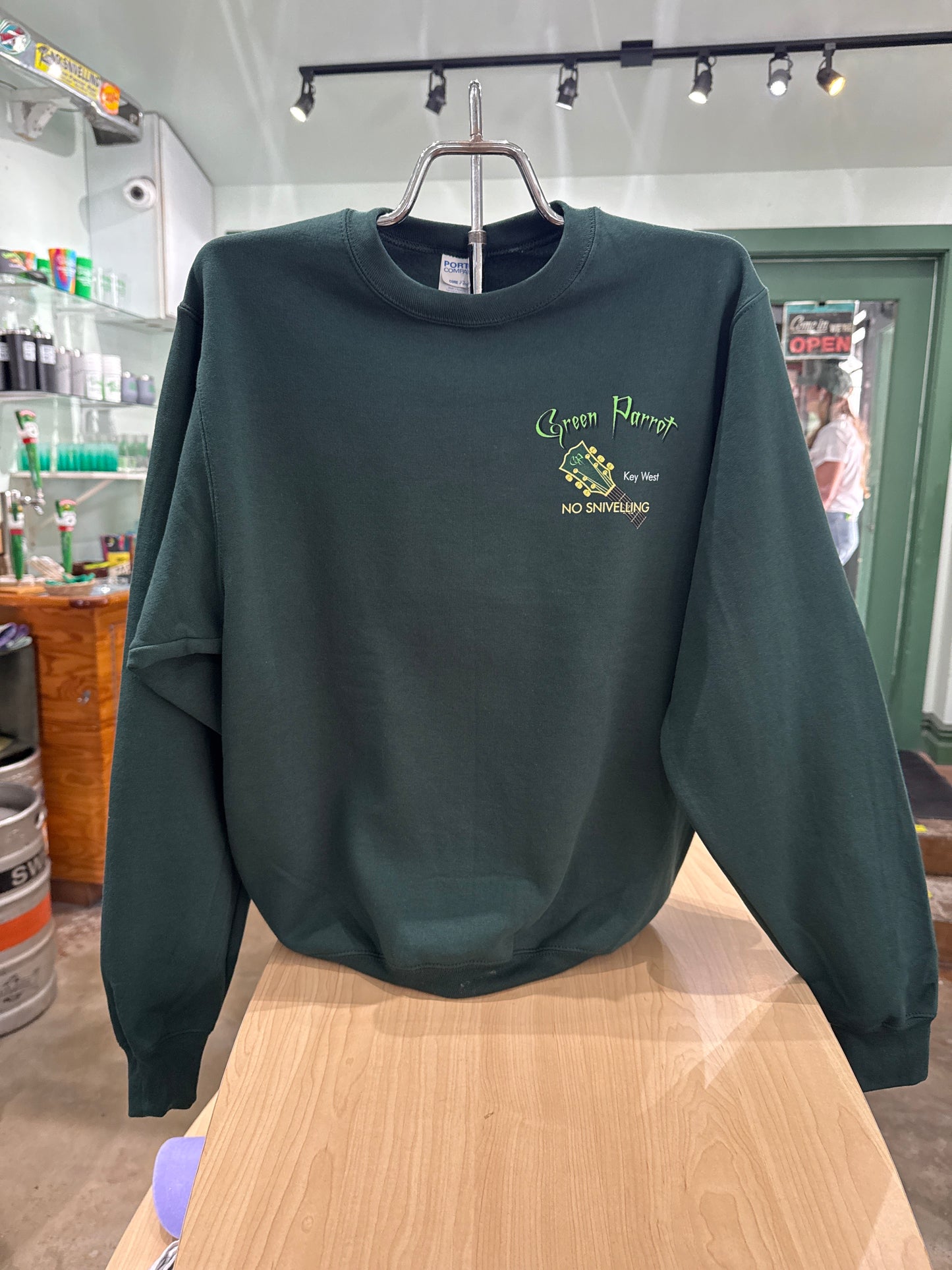 Neck Guitar Crewneck Sweatshirt