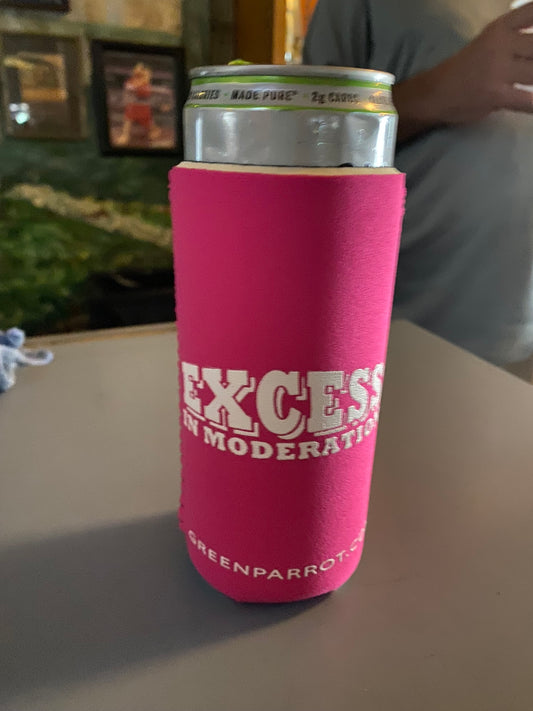 Excess in Moderation Slim Coozie