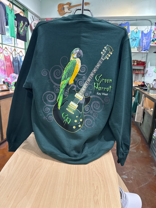 Neck Guitar Crewneck Sweatshirt