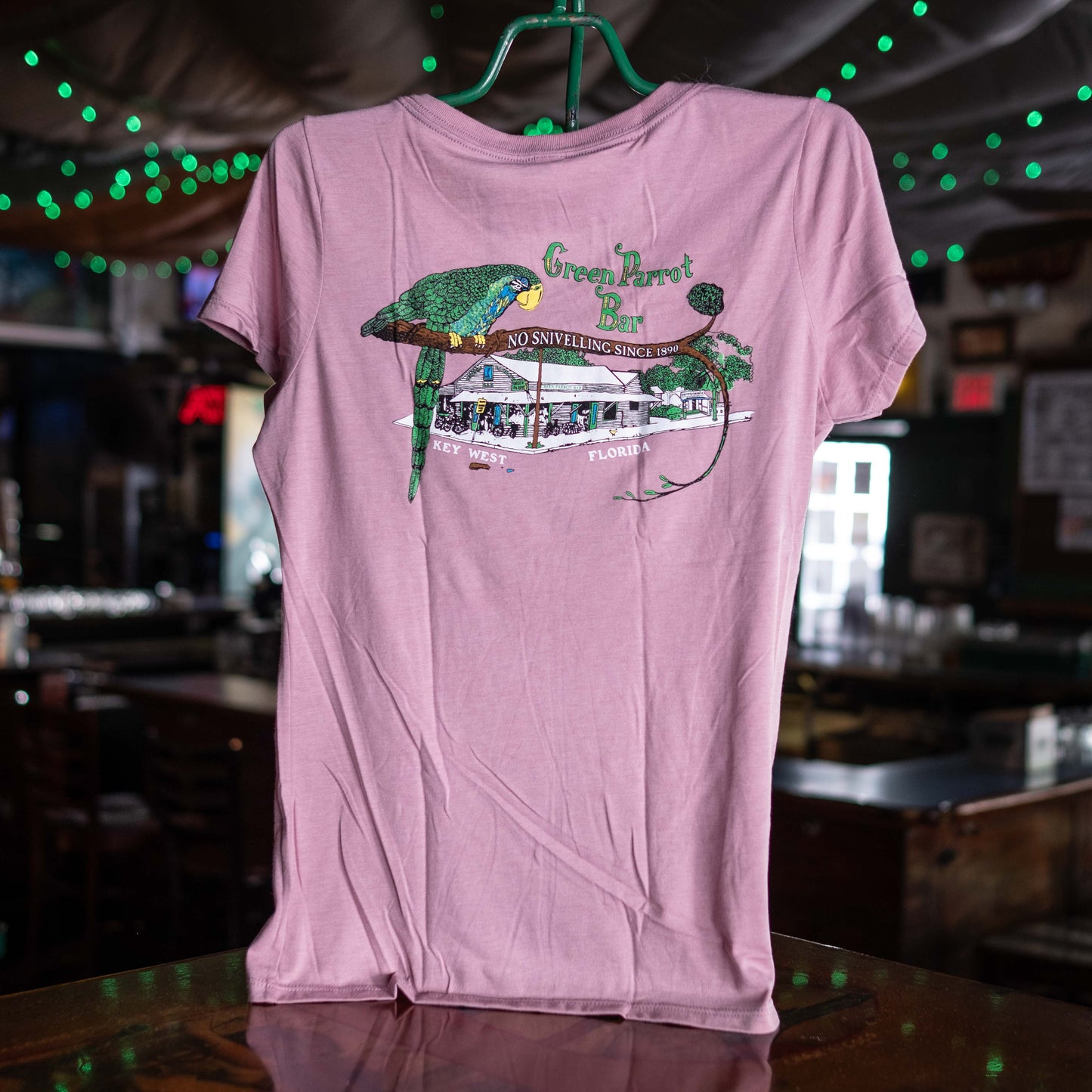 Ladies Building V-Neck T Shirt