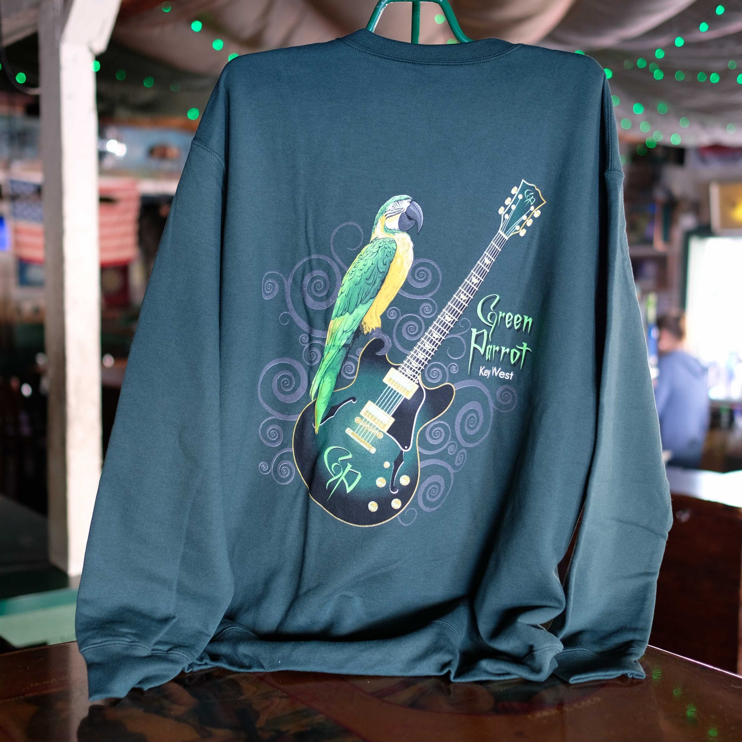 Neck Guitar Crewneck Sweatshirt