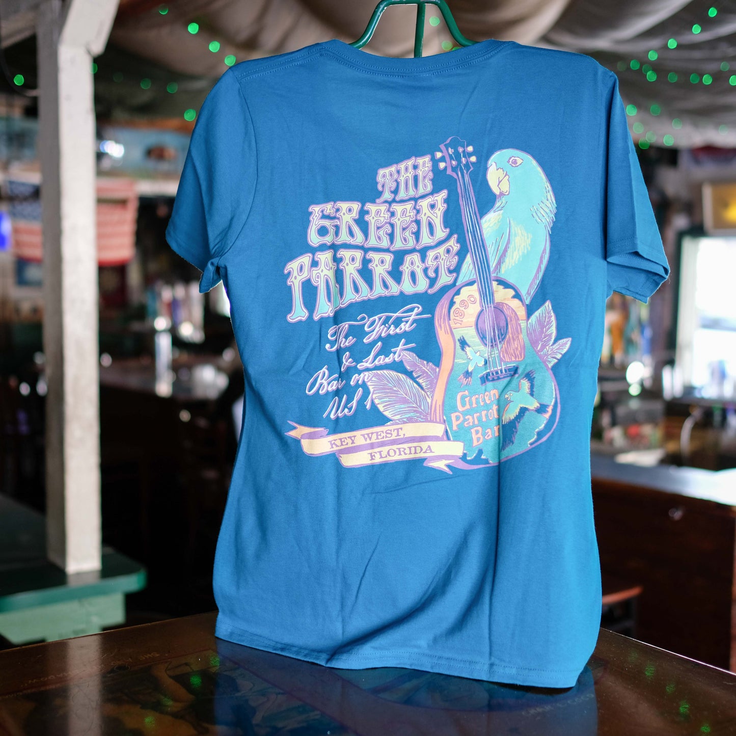 Hippie Guitar V-Neck Tee