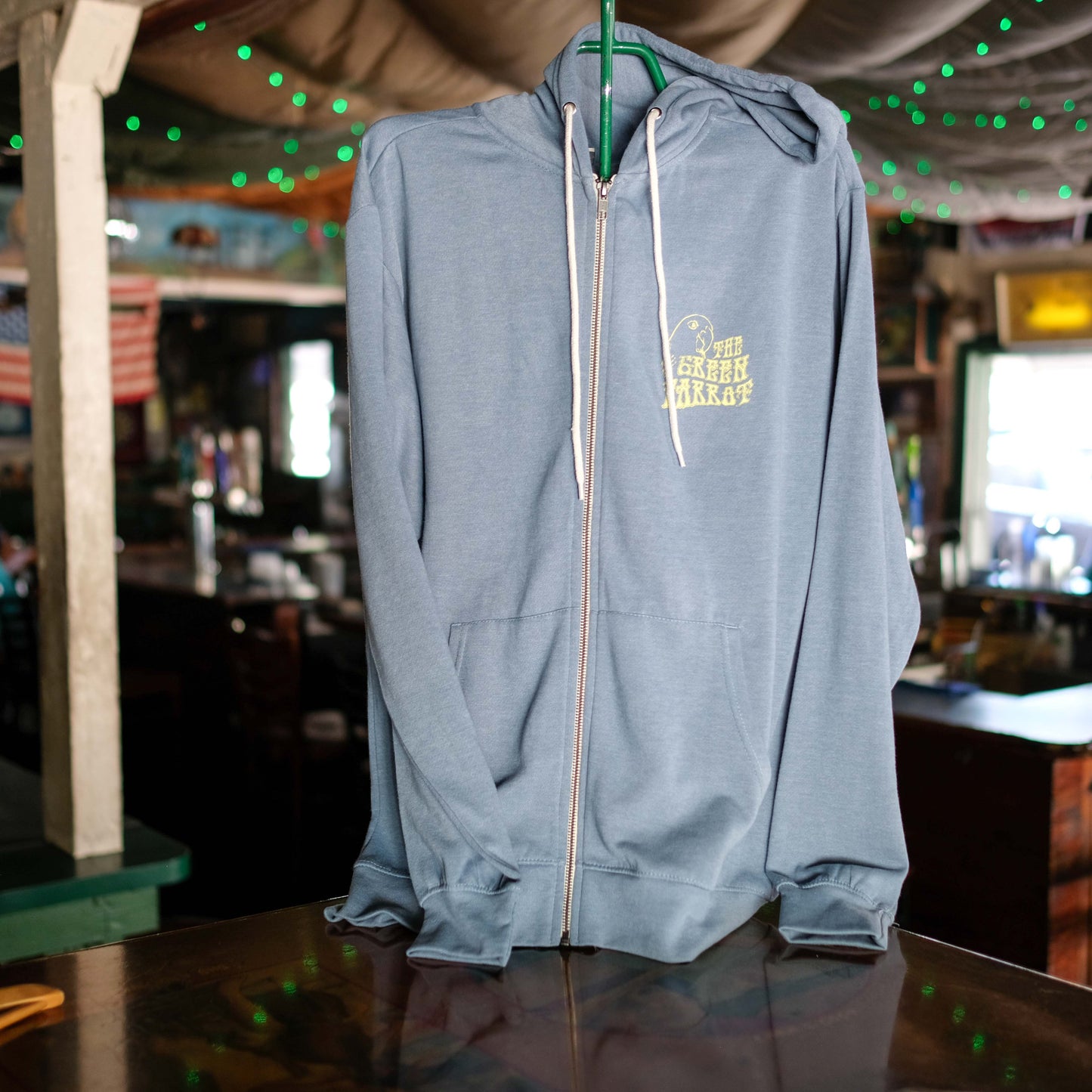 Hippie Guitar Zip Hoodie