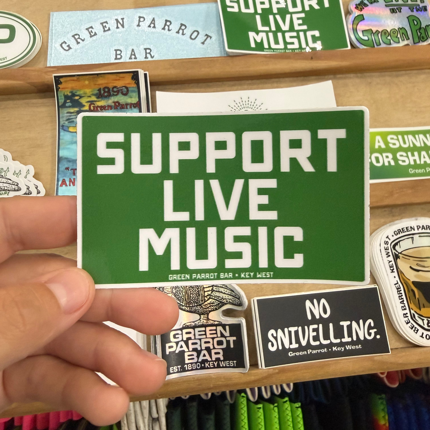 Support Live Music Sticker