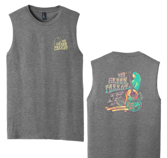 Hippie Guitar Sleeveless Tee